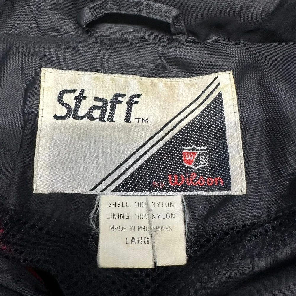 90s Wilson Staff Plantation Golf Windbreaker Jacket Mens L‎ Zip Hood 1990s VTG